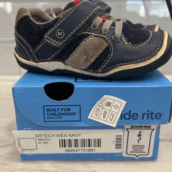 Stride Rite Srtech Wes Navy Boys Shoes