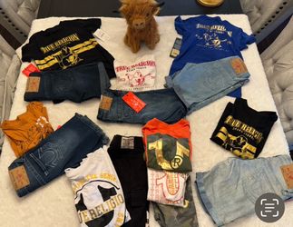 Kids 4,5,6,7 True Religion outfit sets