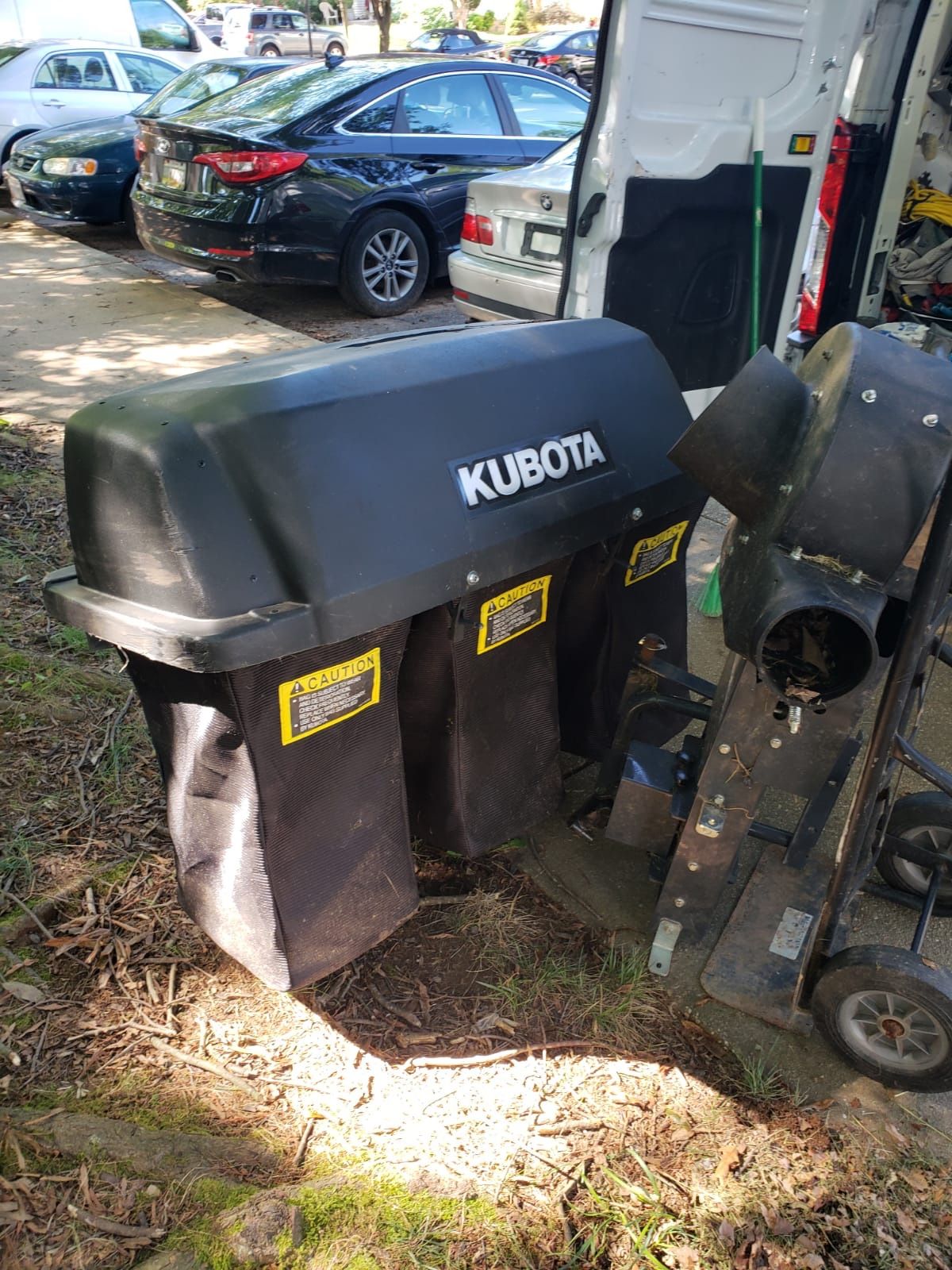 Kubota BX pto bagger system