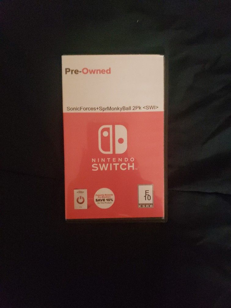 Sonic Force Super Monkey Ball 2 Pack Nintendo Switch Game