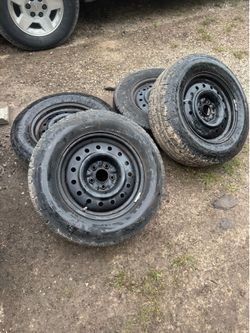 Set of Tires And Rims BF Goodrich All Season 225/65R16