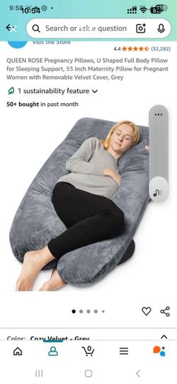 Queen Rose U-Shaped Pregnancy Body Pillow