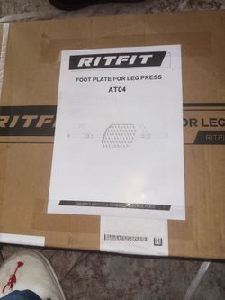 RITFIT FOOT PLATE FOR LEG PRESS AT04