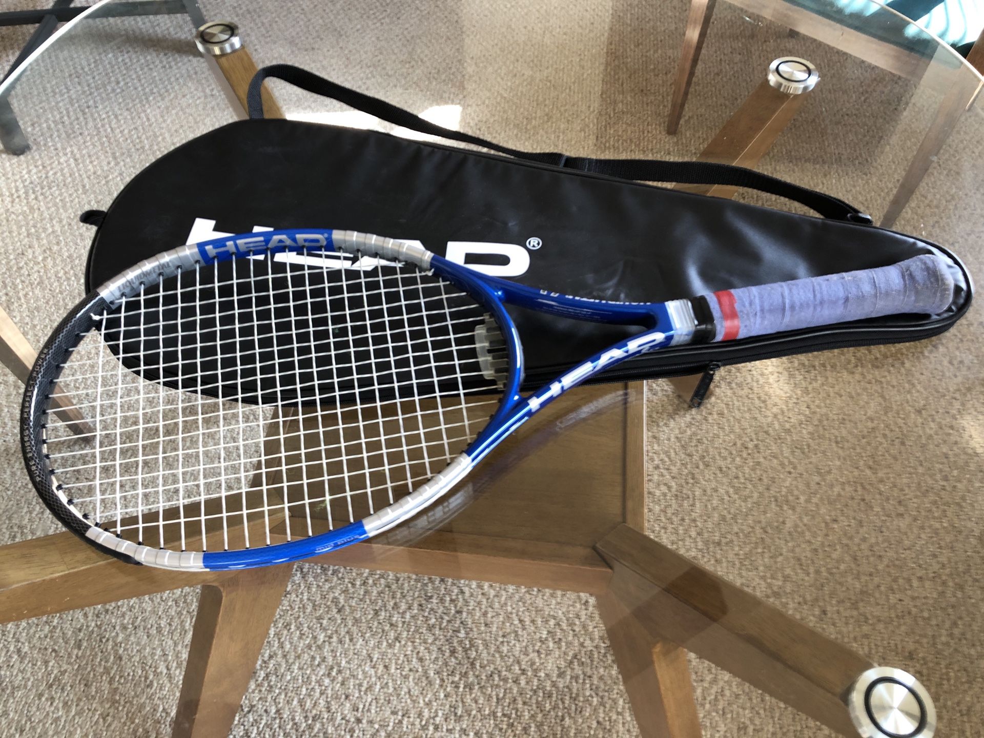 Head Liquidmetal 4 Tennis Racquet w/ Carrying Case Mid Plus