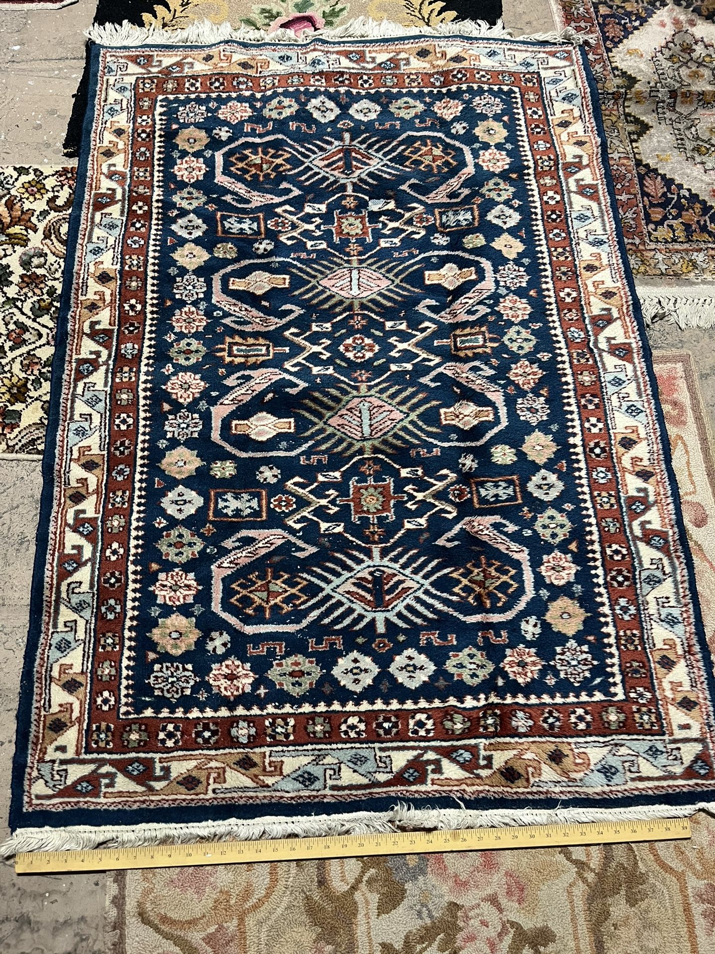 Hand Knotted Persian Rug 100% Wool Carpet