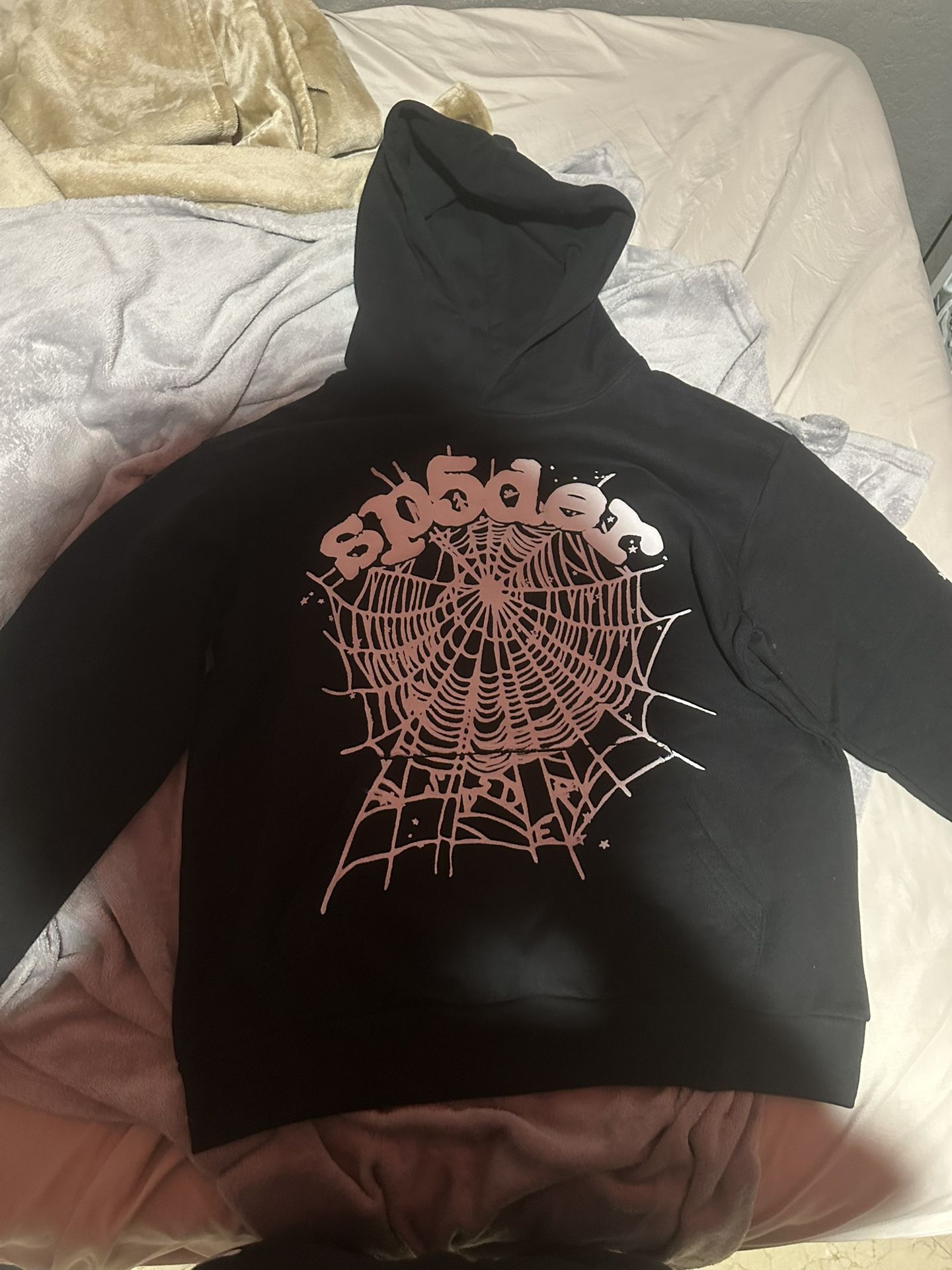Black and White Sp5der Hoodie