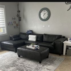 Dark Grey Couch 