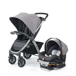 Chicco Bravo 3-in-1 Quick-Fold Trio Travel System - Parker
