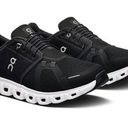 Black & White Women’s Cloud 6 Sneakers (size 10)