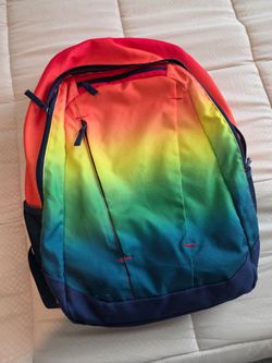 Lands' End rainbow ombré backpack