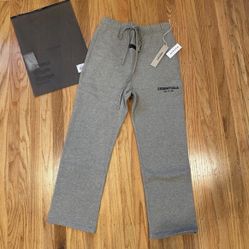 Grey Essential Sweatpants Uncuffed
