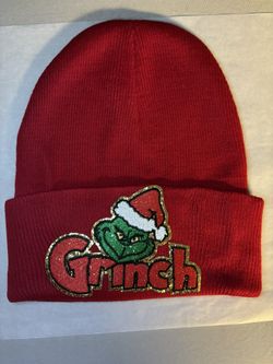 Grinch Christmas beanie