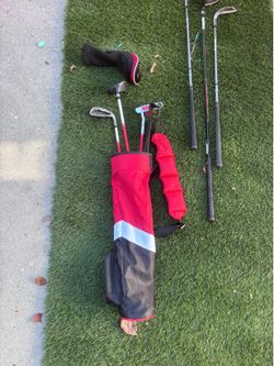 Kids golf club set with bag
