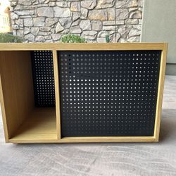 Table Storage Shelf Media Record LP Seating Element