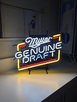 Miller genuine Draft Neon Sign 
