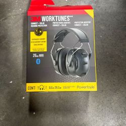 3M Work cast Connect + Solar Wireless Hearing Protector With Bluetooth 