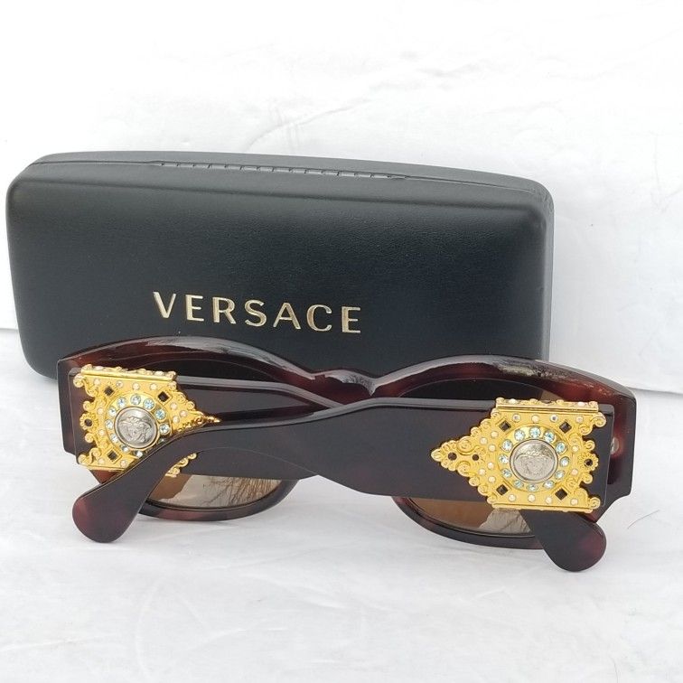RARE Gianni Versace iconic vintage Gripoix  statement designer sunglasses RARE Gianni Versace iconic vintage Gripoix statement  main image 2