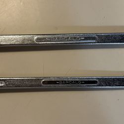 2  Box End Wrenches 1” and 15/16” Also 13/16” and 7/8”