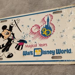 Vintage Walt Disney World Vanity Plate