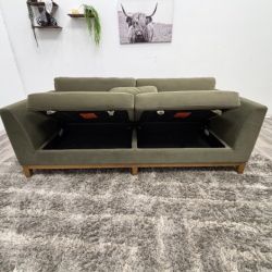 Green Thomasville Storage Couch - Free Delivery