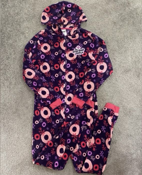 Girls Great Wolf Lodge Footless Fleece Pjs size XL 14