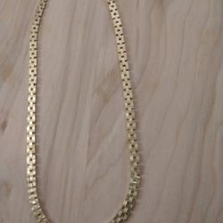925 Silver  Italy Gold Tone Chain 