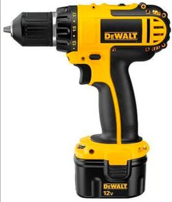 DeWalt 12V Cordless Drill Driver with batteries
