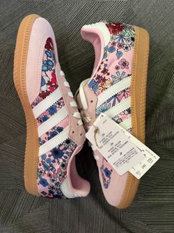 NEW ADIDAS SAMBA FLORAL WOMENS 7 1/2. YOUTH 5 1/2