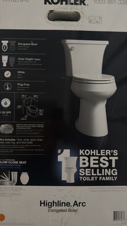 Kohler Highline Arc Elongated Toilet White