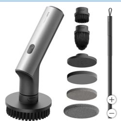 HOTO Cordless Spin Scrubber: 2.5 N·M torque, six brush heads, IPX7 rated
