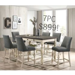 COUNTER HEIGHT DINING TABLE 