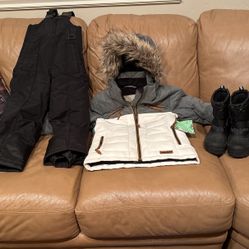 Snow Jacket, Overall, Snow Boots