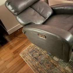 Fabric Rocking Chair with Massage, 360 Degree Swivel Sofa Seat 