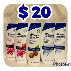 (5) Head & Shoulders 12.5 Each