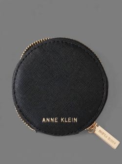 Anne Klein Coin Purse - Black & Gold - Designer