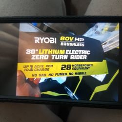 Ride On Mower Ryobi