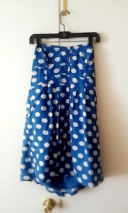 Little Blue polka dots short Summer dress👗