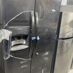 frigidaire side by side 36 inches black stainless 