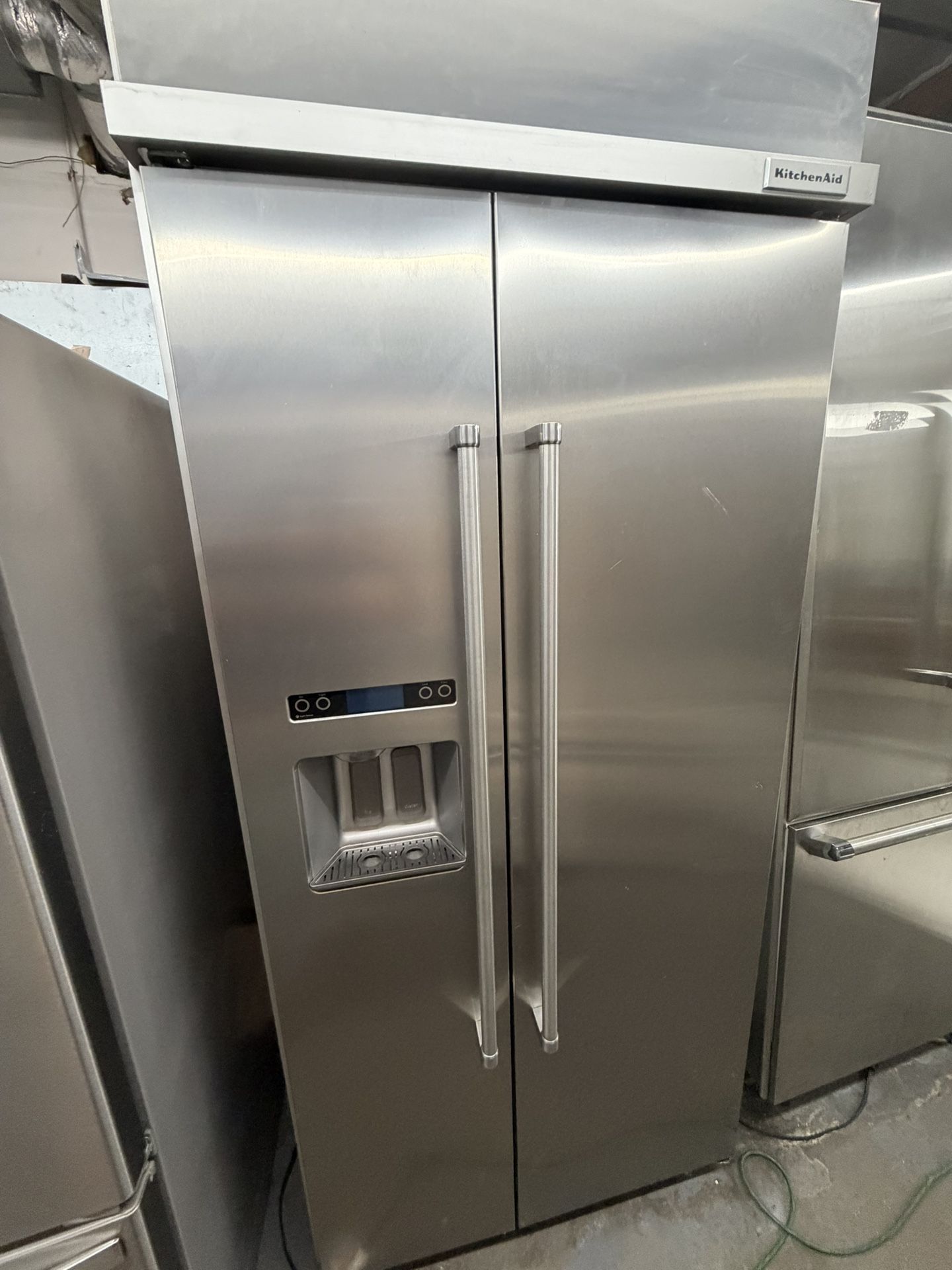 36” Kitchenaid Built In Stainless Steel Refrigerator