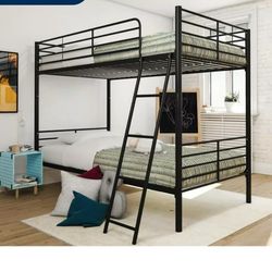 New In Box Twin Over Twin Bunk Bed Mattresses Not Included Dimensions Pictures 