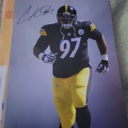 Pittsburgh Steelers Cam Hayward Signed Photo 
