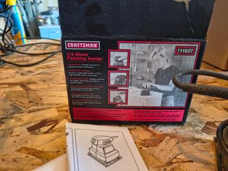 Craftsman 1/4-Sheet Finishing Sander