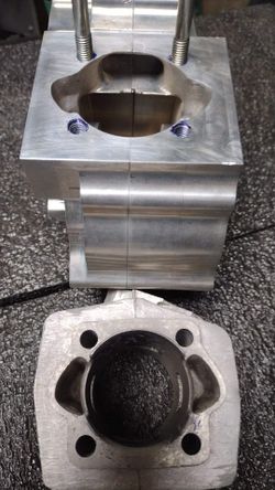 Motorized Bicycle RDM CNC Ported Reed Case + Ported Cylinder