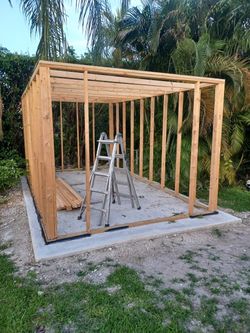 Concrete Pad - Shed Structure