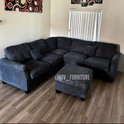 Black Sectional 