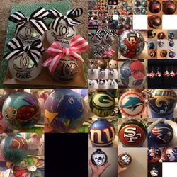 Hand painted ornaments