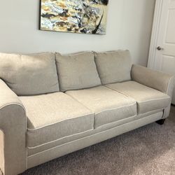 Beige Sofa Couch Rooms To Go Free Delivery 