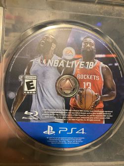 NBA Live 18 PS4 Game Disc