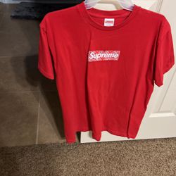 Red Supreme Bandana Shirt