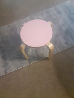 Stool for girls real Bamboo Wood, multi use and practical 👍😍